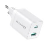 شارژر دیواری راو پاور مدل RP-PC168 RAVPower RP-PC168 2-Port 20W Wall Charger